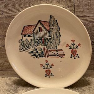 4 Vintage Stetson Plates